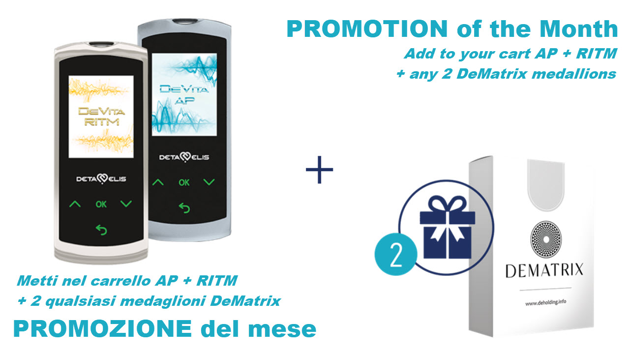 Acquista DeVita AP mini + DeVita RITM mini  e prendi DUE qualsiasi DeMatrix gratis!